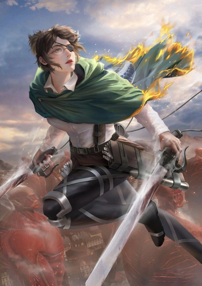 hange zoë art 4k cực đẹp