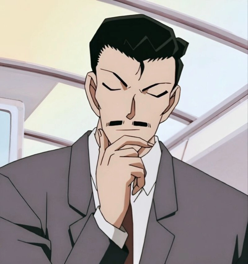hình ảnh mori kogoro conan hài hước