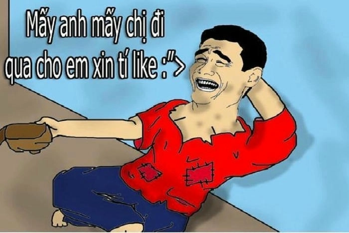 meme ăn xin bựa