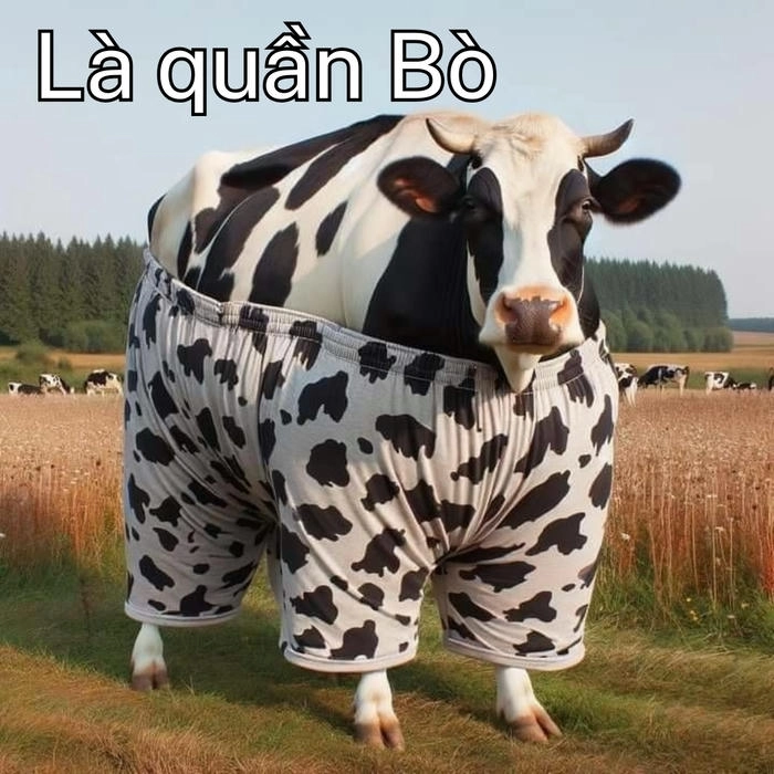 Phô mai con bò cười meme chế