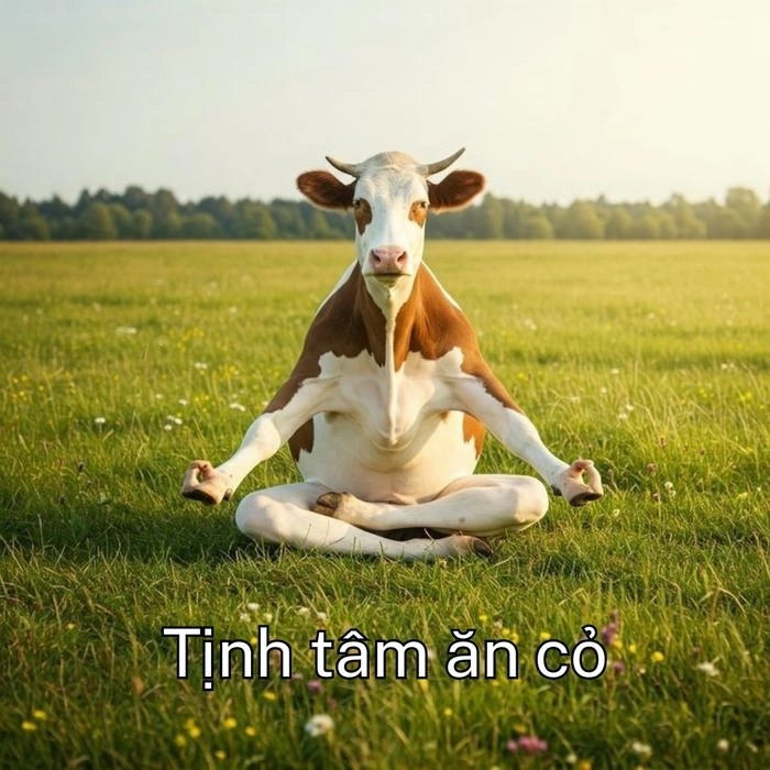 Con bò nhảy meme lầy lội