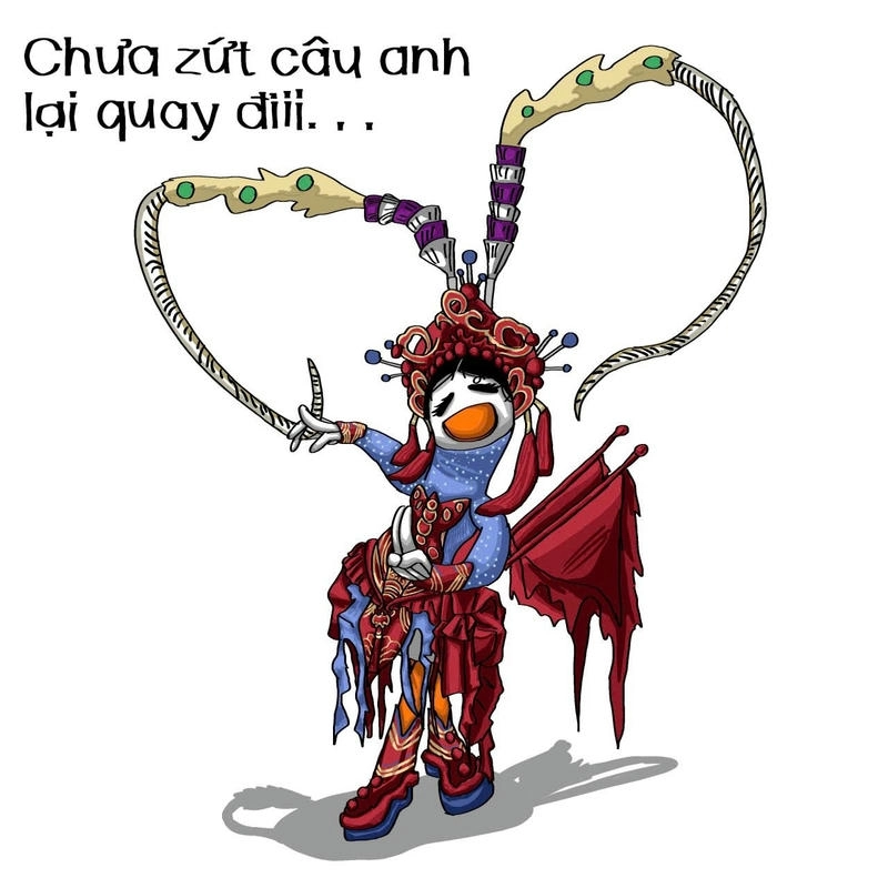 meme con vịt hài bựa