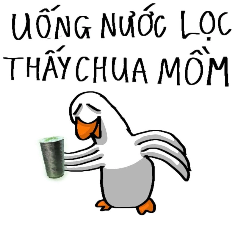 meme con vịt lúc có tiền