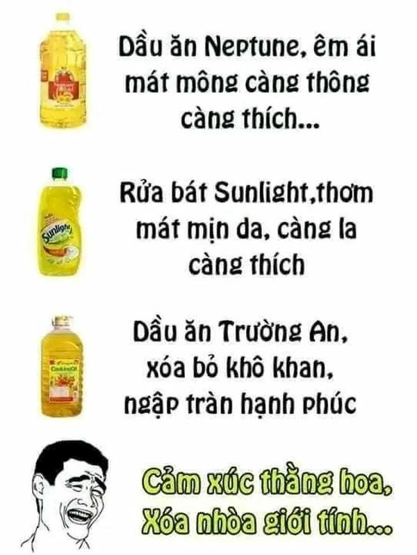 ảnh meme dầu ăn