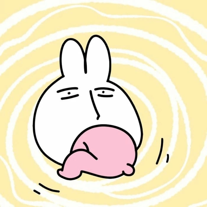 meme thỏ hồng dễ thương