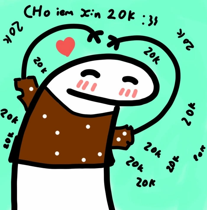 meme xin tiền người yêu