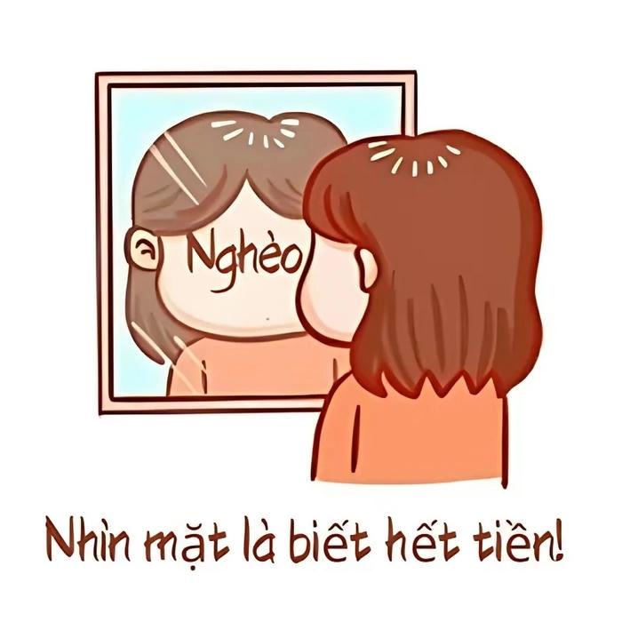 ảnh meme xin tiền vì nghèo