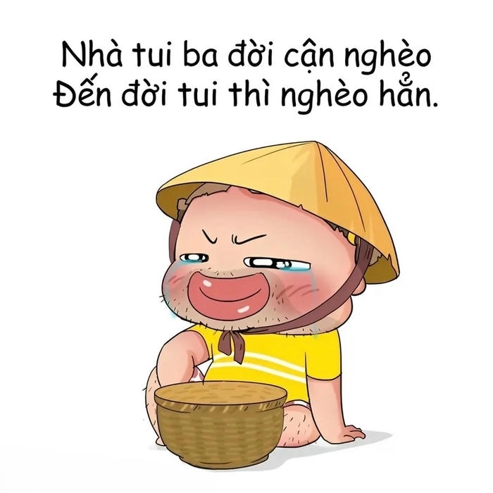 ảnh meme xin tiền chế