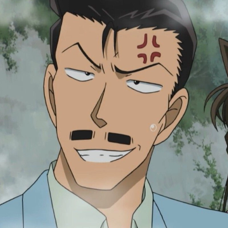 mori kogoro anime icon độc đáo