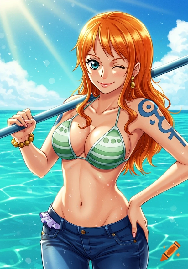 nami mặc bikini