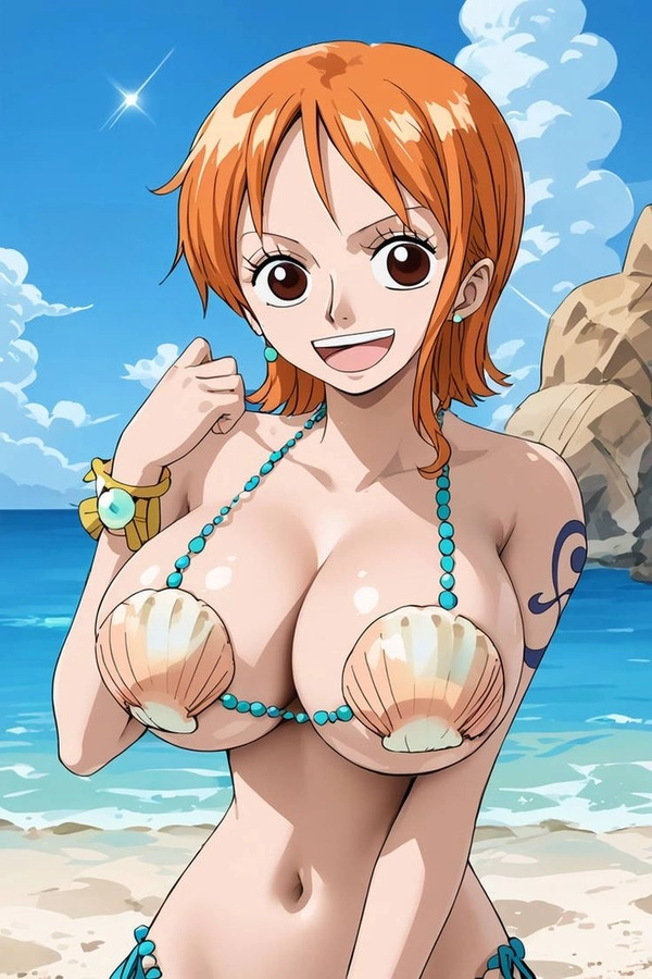 one piece nami bikini