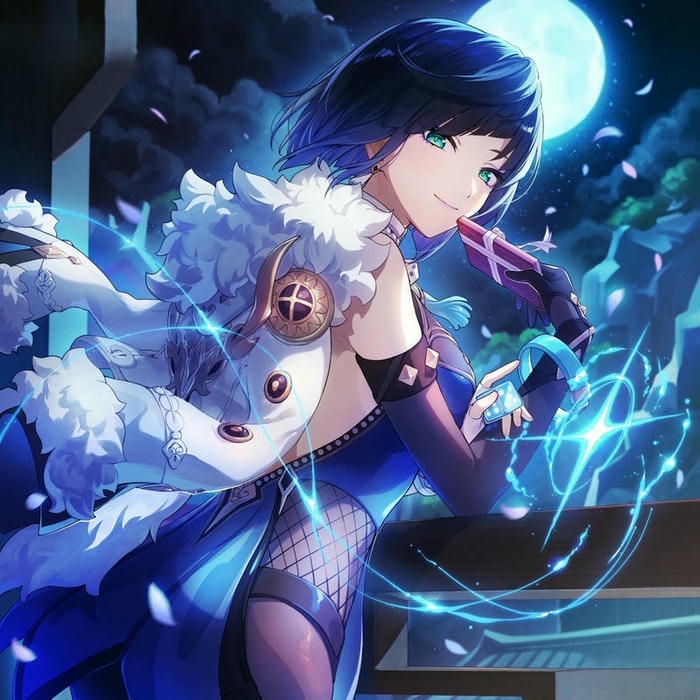 Ảnh Yelan anime style Genshin Impact