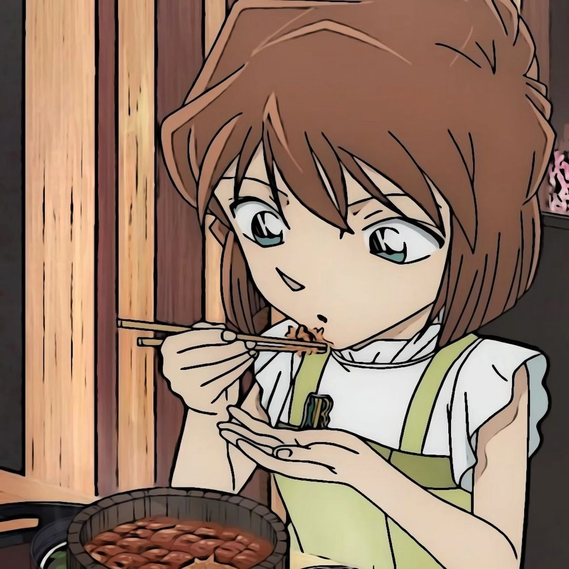 Hình Haibara Ai dễ thương anime