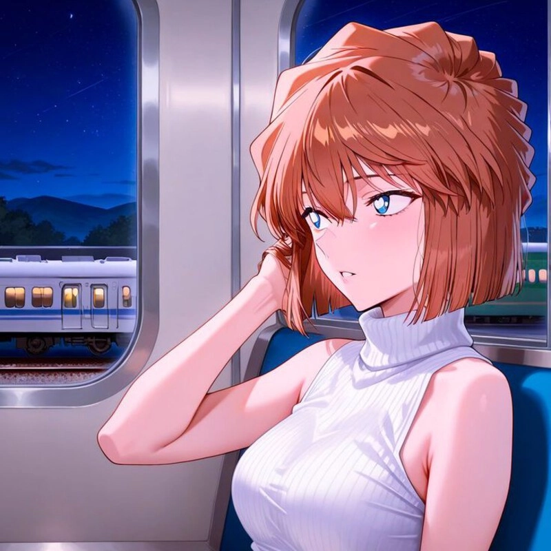 Hình Miyano Shiho phong cách cool ngầu