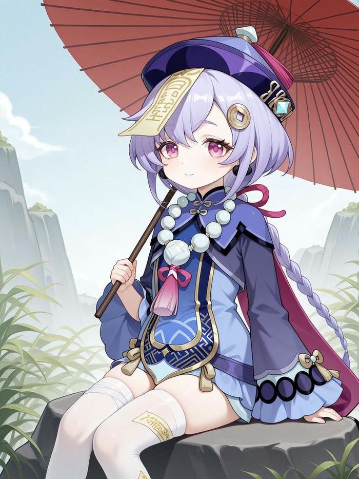 Hình Qiqi chibi dễ thương