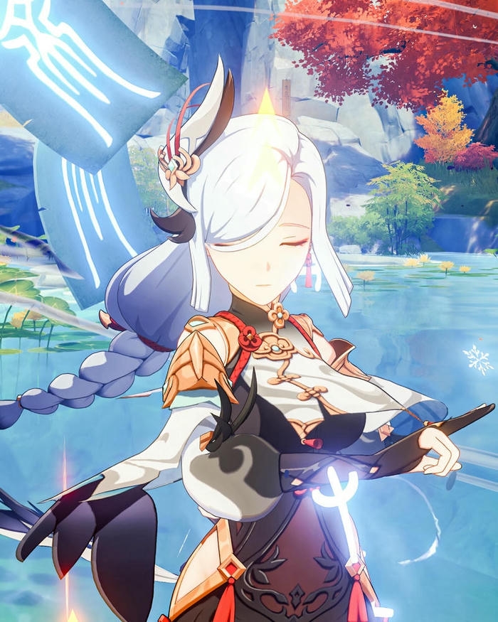 Hình Shenhe trong Genshin Impact