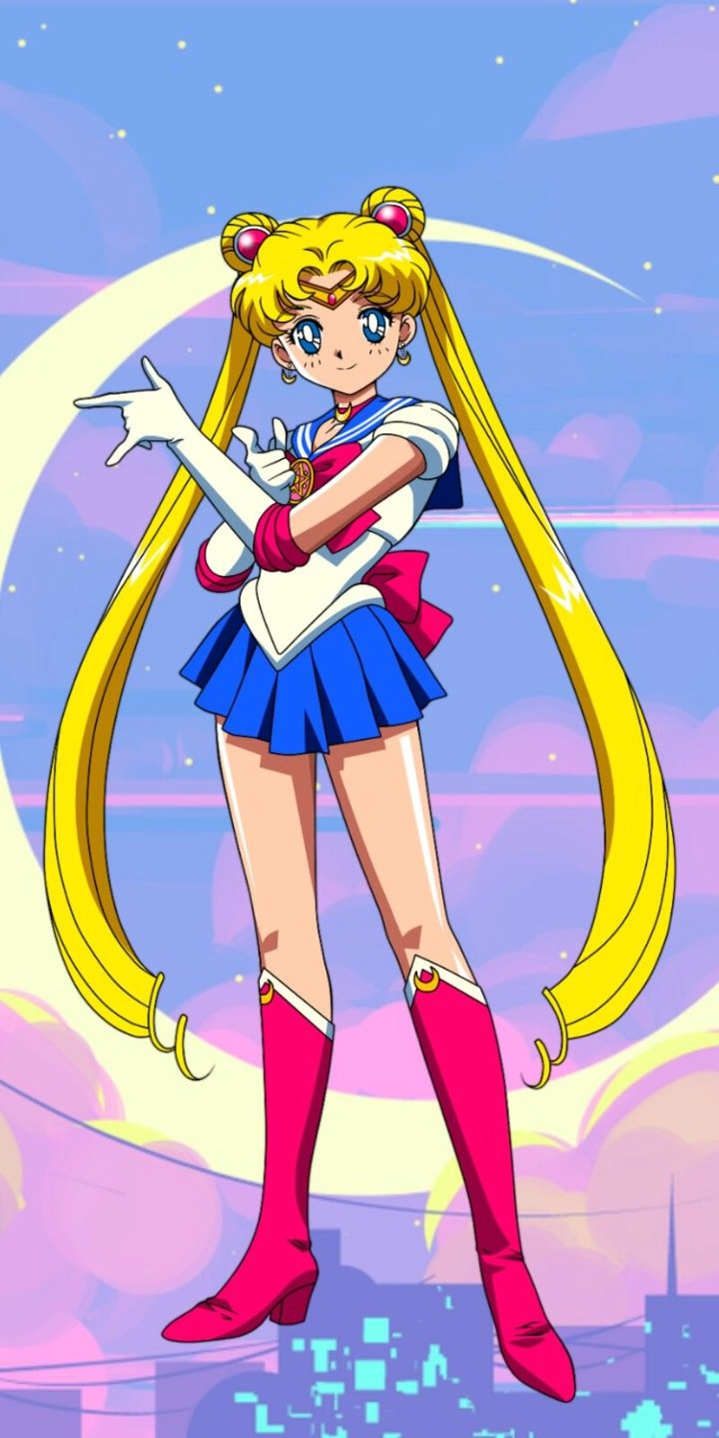 Hình Tsukino Usagi biến thân Sailor Moon