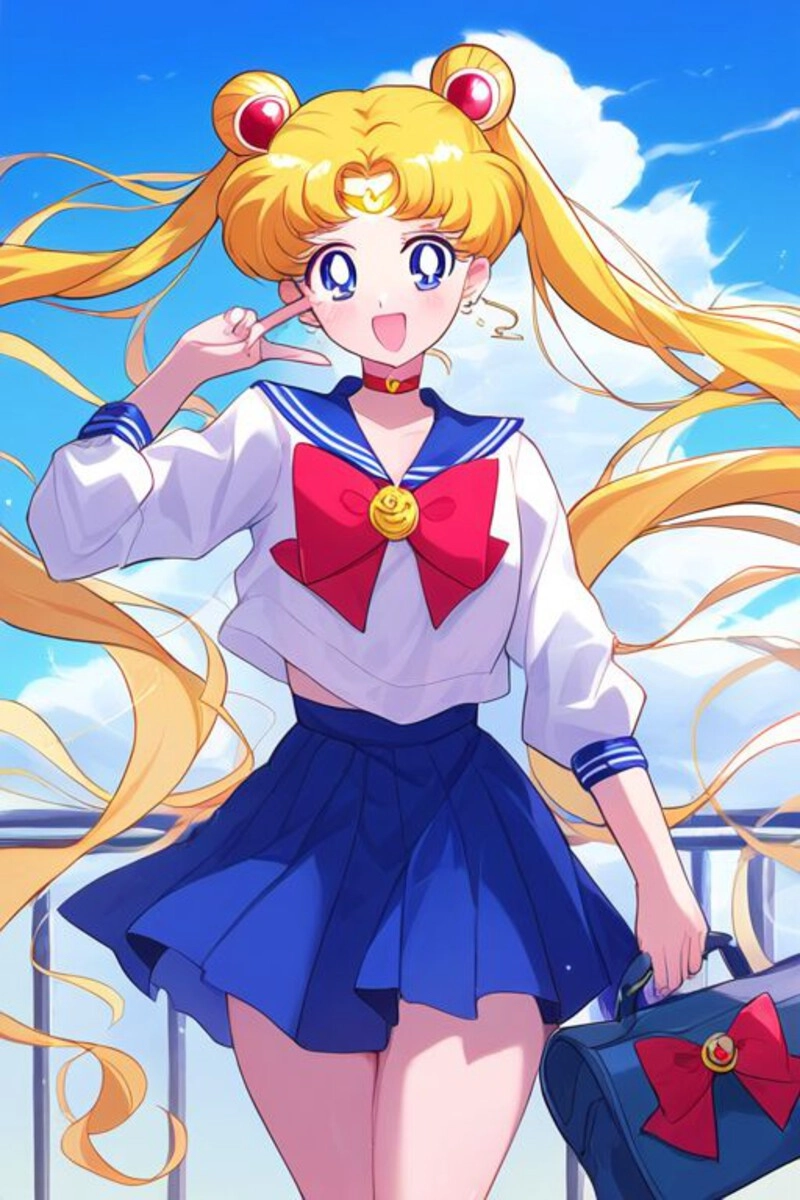 Hình Tsukino Usagi trong manga Sailor Moon
