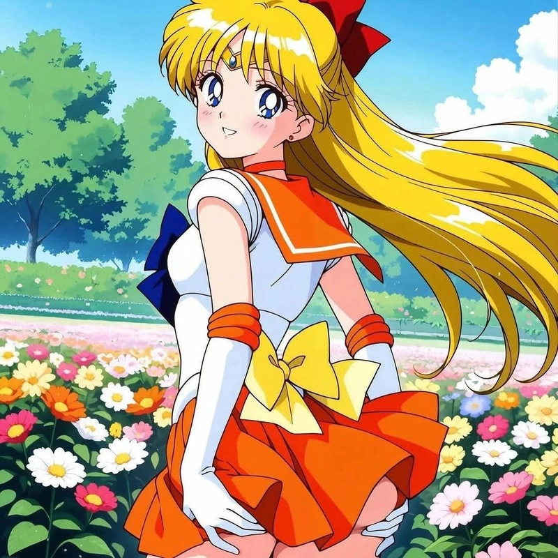 Hình anime girl Aino Minako đẹp lung linh
