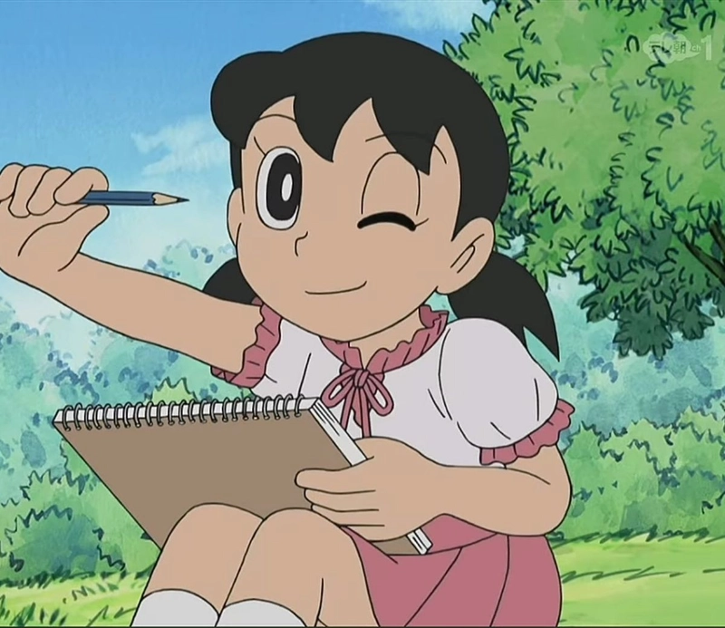 Minamoto Shizuka ảnh vẽ anime