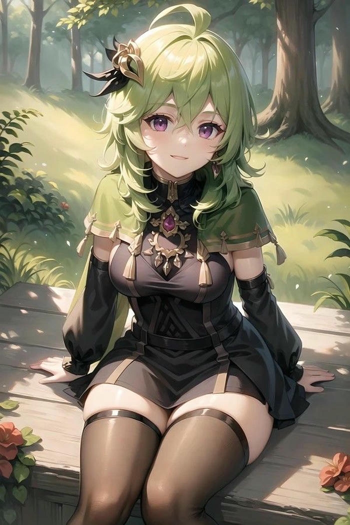 Wallpaper Sucrose Genshin Impact 4K