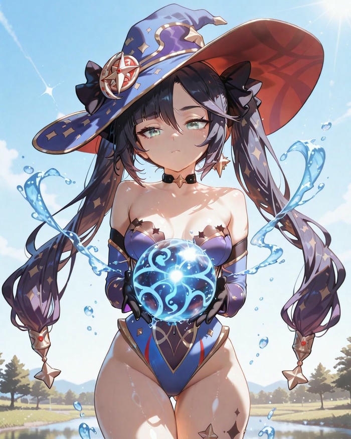 ảnh Mona thần thủy Genshin