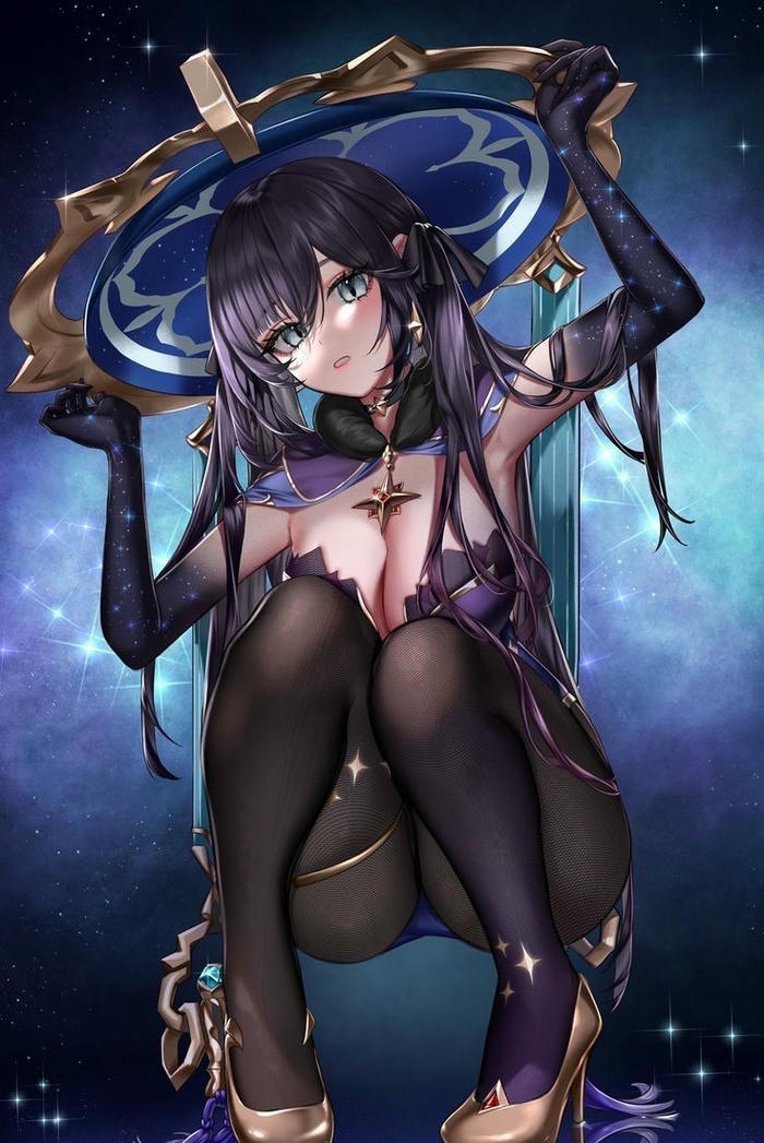 ảnh Mona trong game Genshin Impact