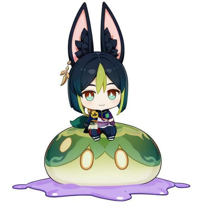 ảnh Tighnari chibi phong cách anime