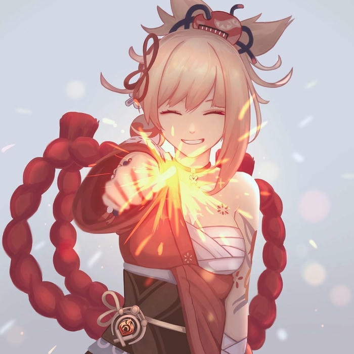 ảnh Yoimiya anime style