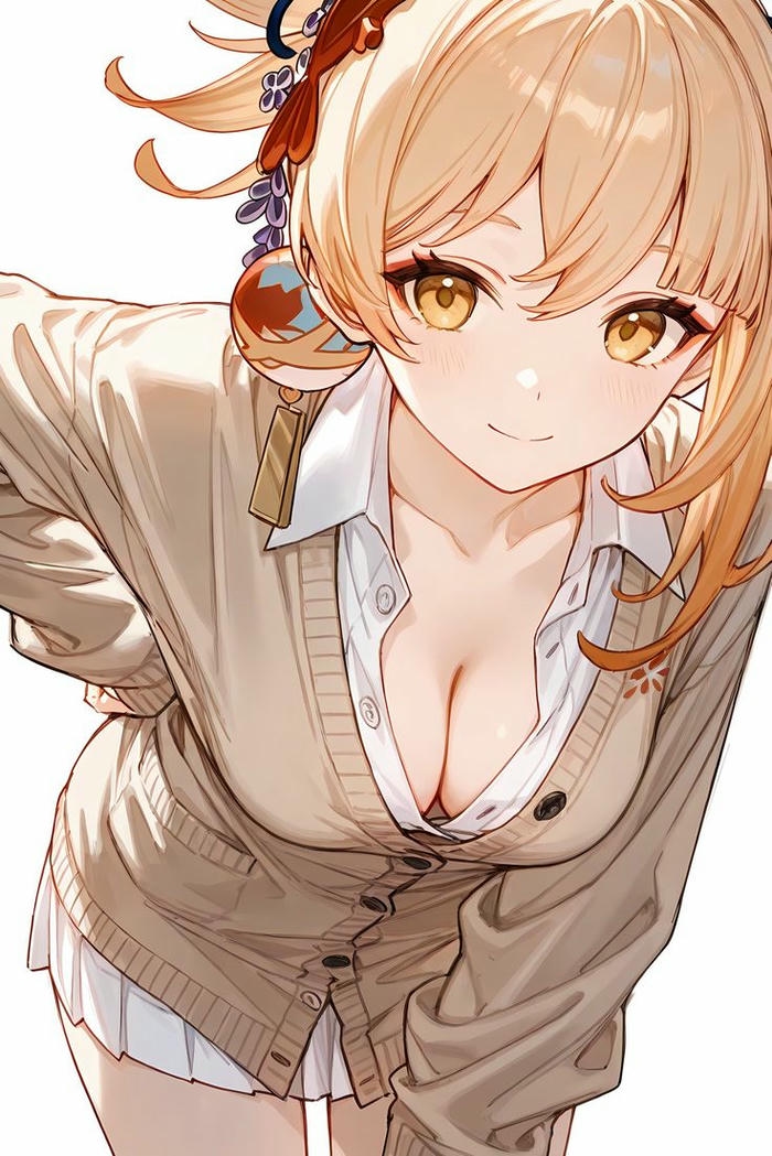 ảnh Yoimiya tạo dáng anime