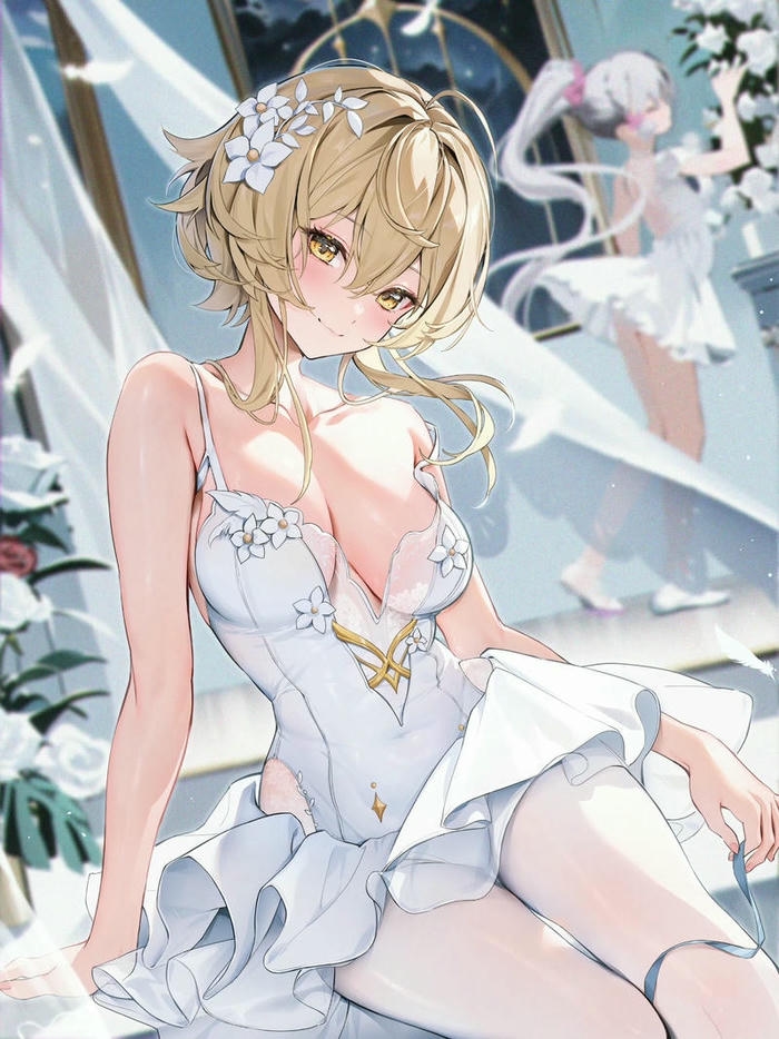 ảnh lumine anime với ánh sáng lung linh