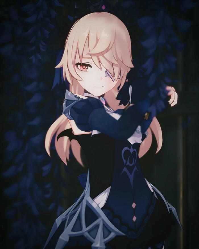 hình Fischl cute chibi
