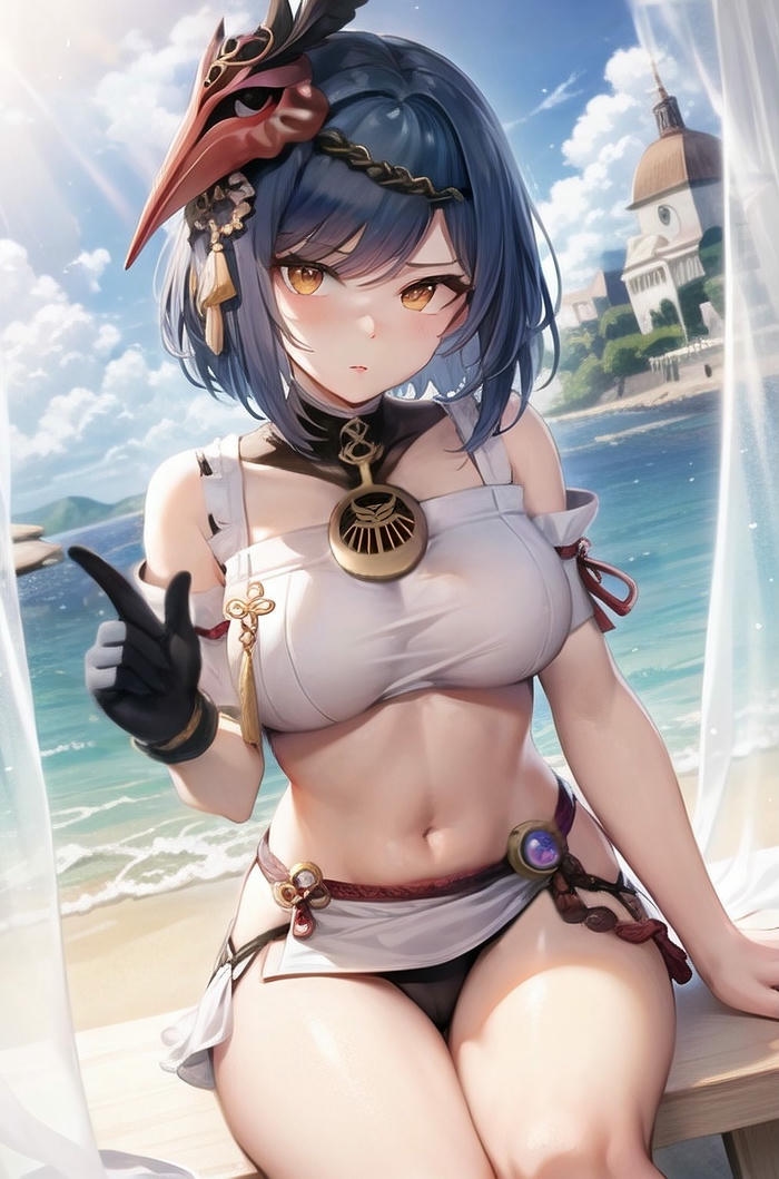 hình Kujou Sara đẹp
