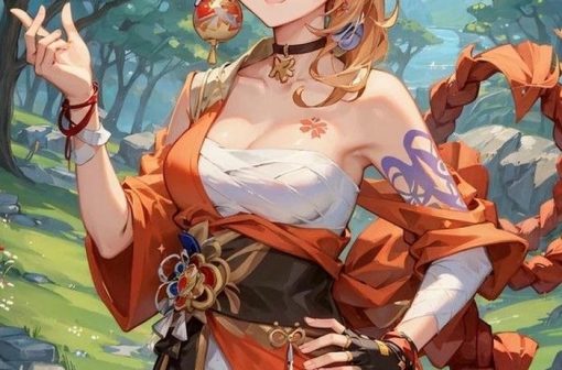 Ngắm ngay 100+ ảnh Naganohara Yoimiya fan art & hình nền