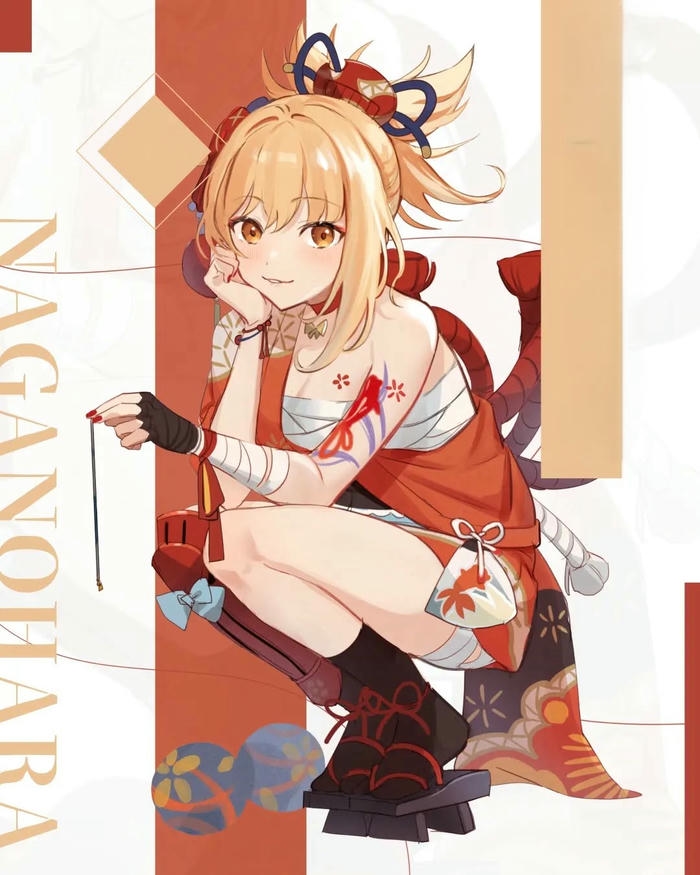 hình Naganohara Yoimiya nghệ thuật anime