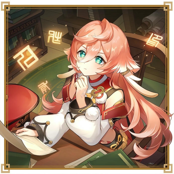 hình Yanfei ngầu phong cách anime