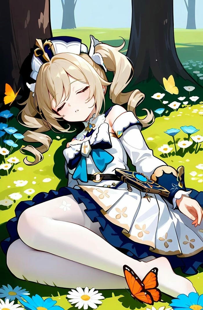 hình barbara đáng yêu anime