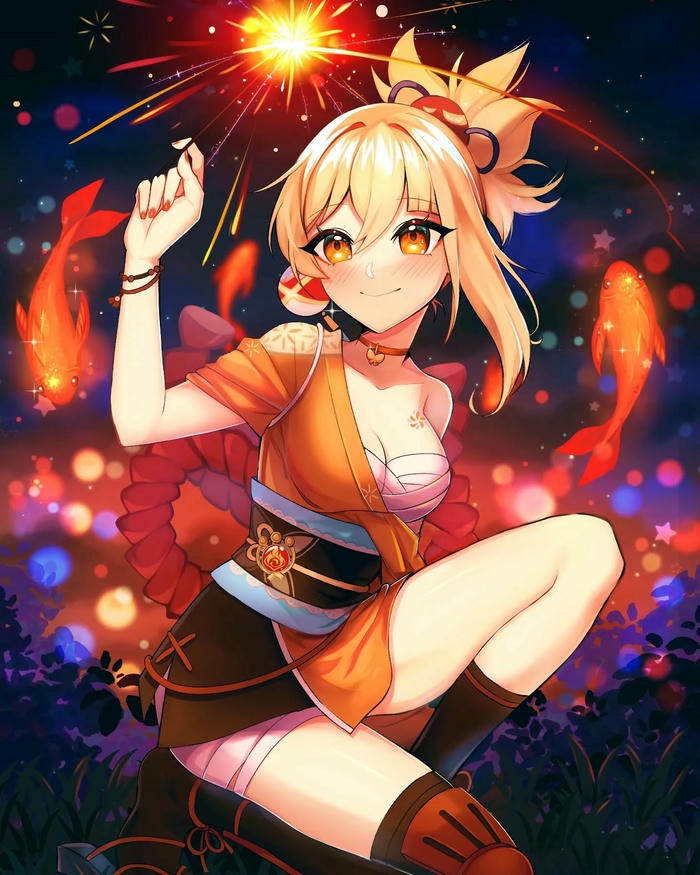 hình nền Yoimiya đẹp 4k