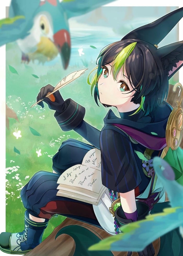 hình vẽ Tighnari anime