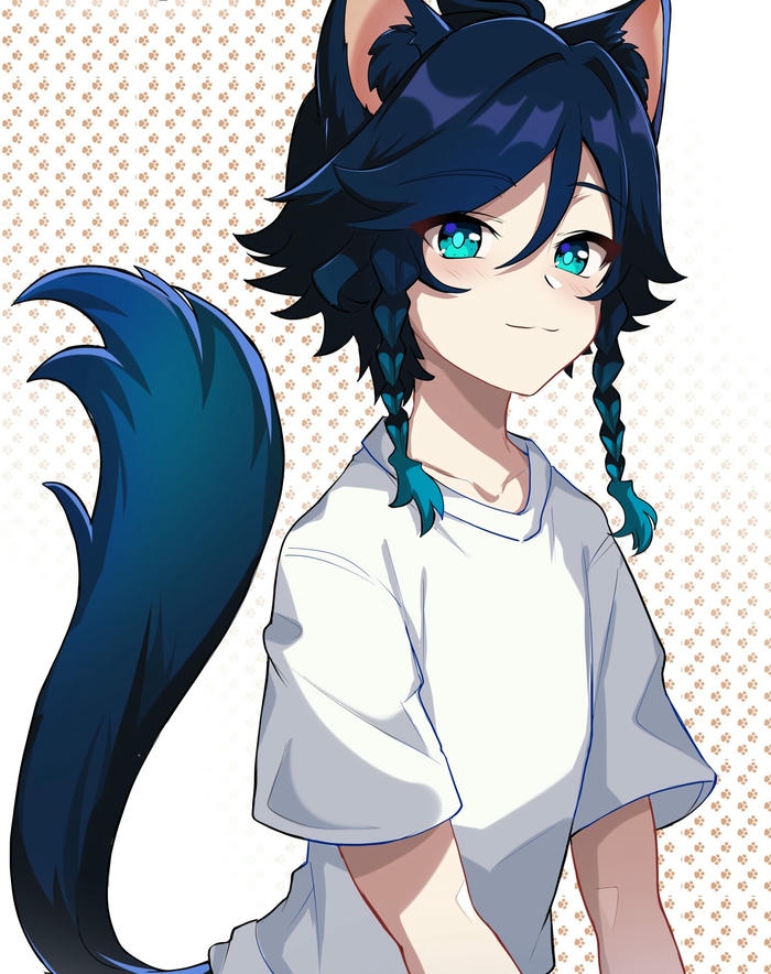 hình venti anime cute