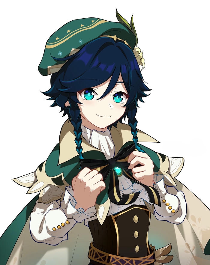hình venti biểu cảm anime