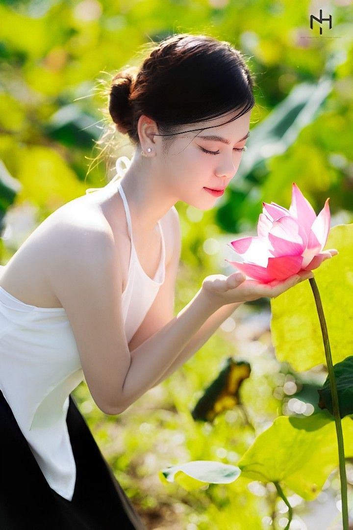 thiếu nữ diện áo yếm