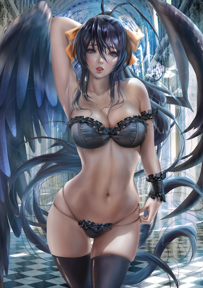 akeno fanart quyến rũ