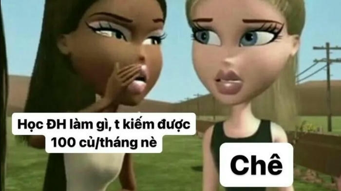 ảnh meme chê cô gái